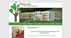 Desktop Screenshot of pflegewohnheim-zirbenland.at